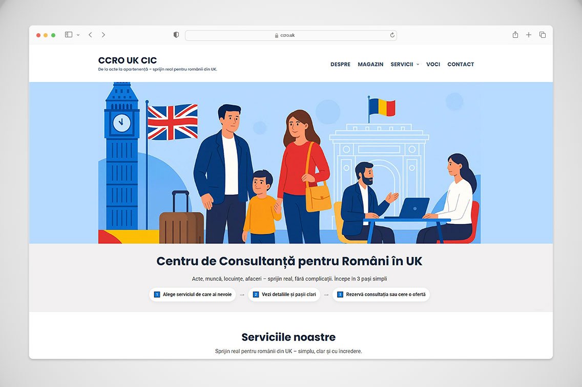 Zylaris Case Study: Centrul de Consultanță pentru Români in UK (CCRO) CIC