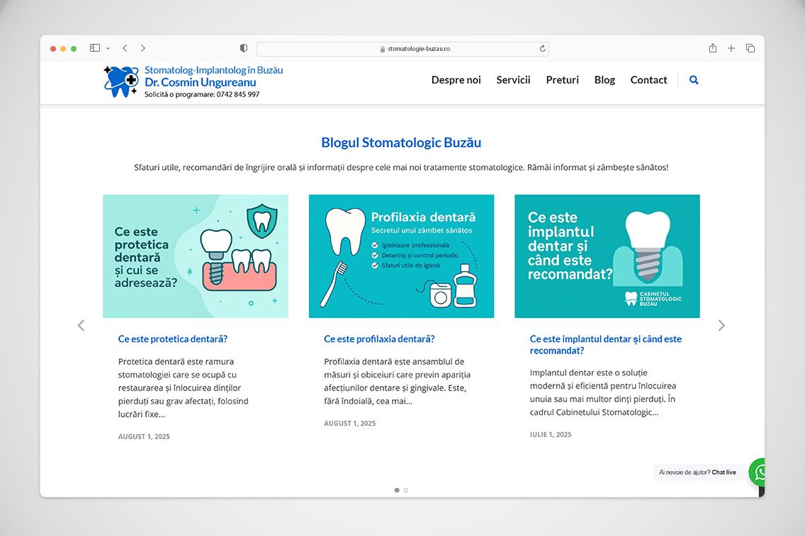 Dental Website Transformation 01
