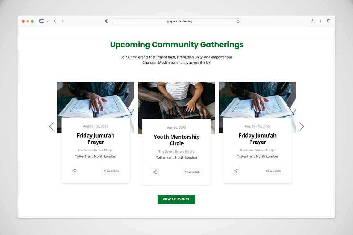 Digital Empowerment for a Faith-Based Community: Ghana Muslims UK CIC