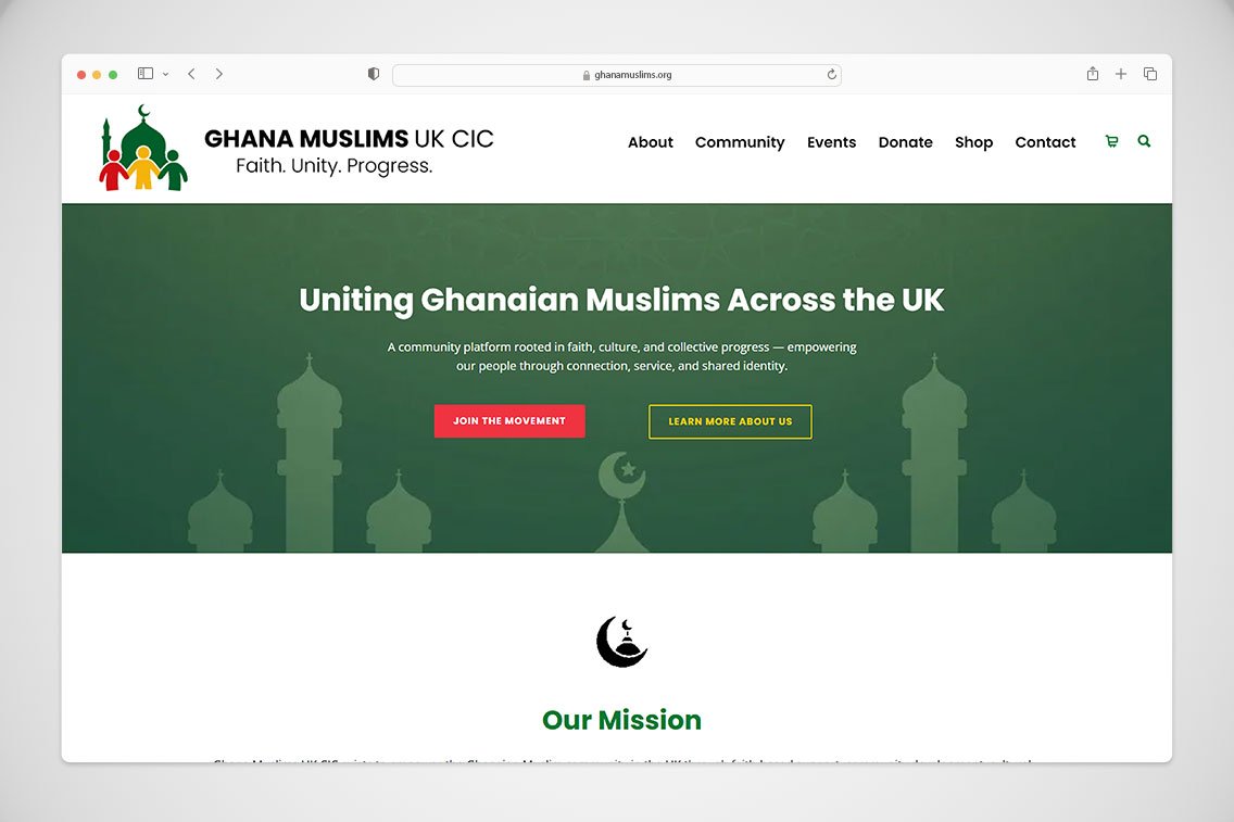 Transforming Community Vision into Digital Impact: Ghana Muslims UK CIC