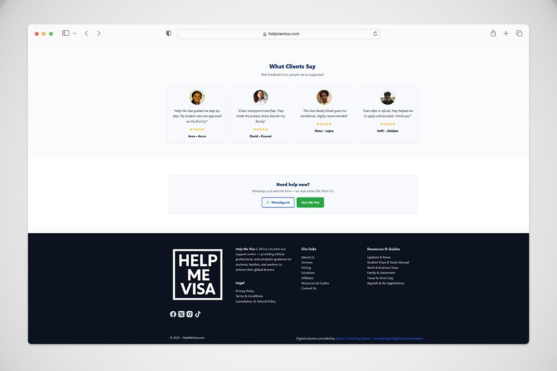 Zylaris Case Study: HelpMeVisa.com