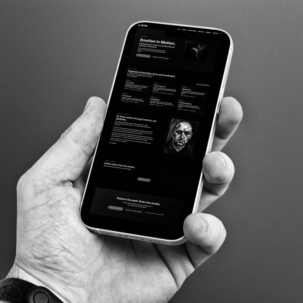 Artist Website Case Study